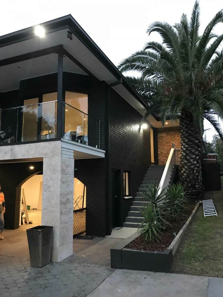 Black House After It Has Been Painted By A Painter Melbourne